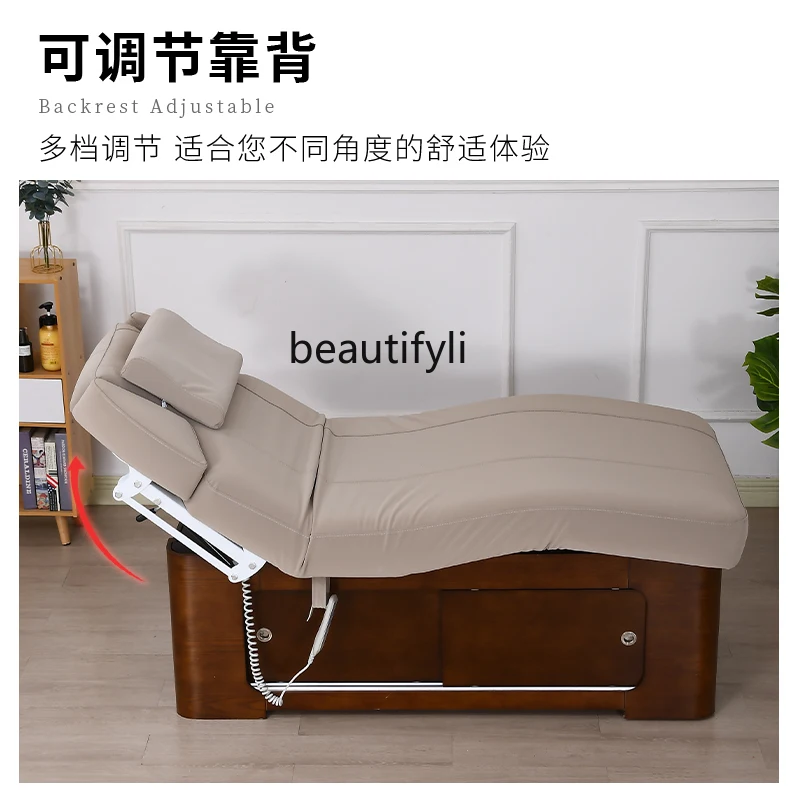 Electric Beauty Bed Massage Massage Bed Multifunctional Lifting Constant Temperature Heating Physiotherapy Bed