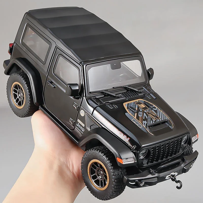 1:18 Jeeps Wrangler Rubicon 20th Alloy Diecasts & Toy Vehicles Metal Toy Car Model Sound and light Collection Kids Toy