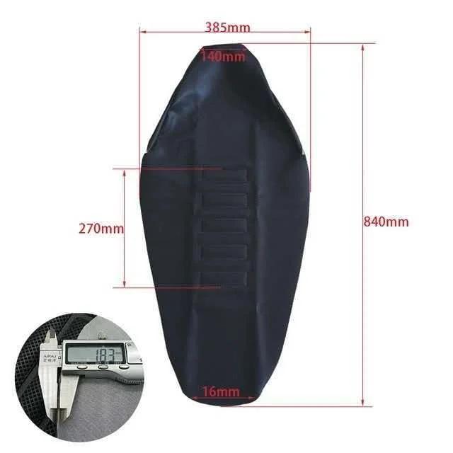otorcycle Seat Cover Skin Sun Protection Waterproof Universal Set Anti-Slip Flip Compatible with SXF KXF CRF YZF WR TC TE