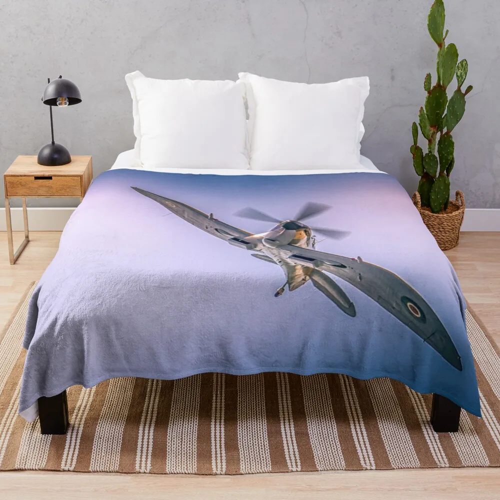 

The iconic Spitfire Throw Blanket Warm Blanket Picnic Blanket Beautiful Blankets Giant Sofa Blanket