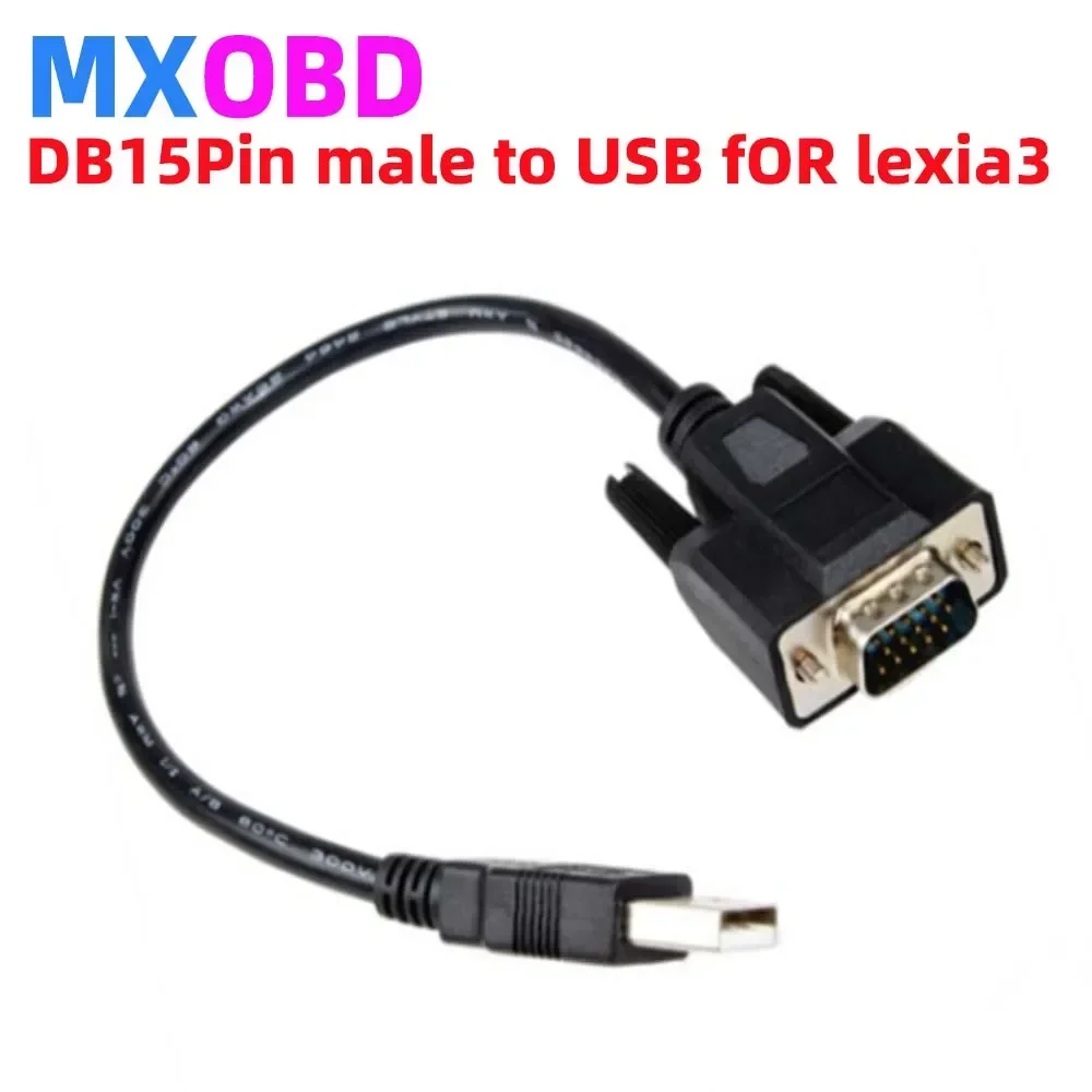 30cm OBD 2 USB Connector Cable Promotion For PEUGEOT CITROEN LEXIA 3 PP2000 OBD2 Connector Cable Diagnostics Tool