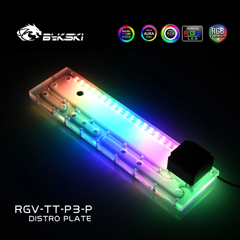 

BYKSKI Distro Plate Reservoir для Thermaltake Core P3, корпус компьютера с водяным охлаждением, ПК RGV-TT-P3-P