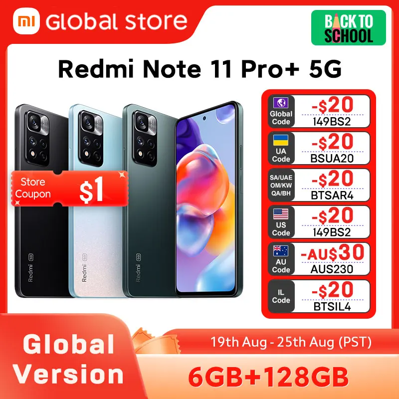 Version Redmi 6GB RAM 920 5G Xiaomi 128GB Global 108MP 120W