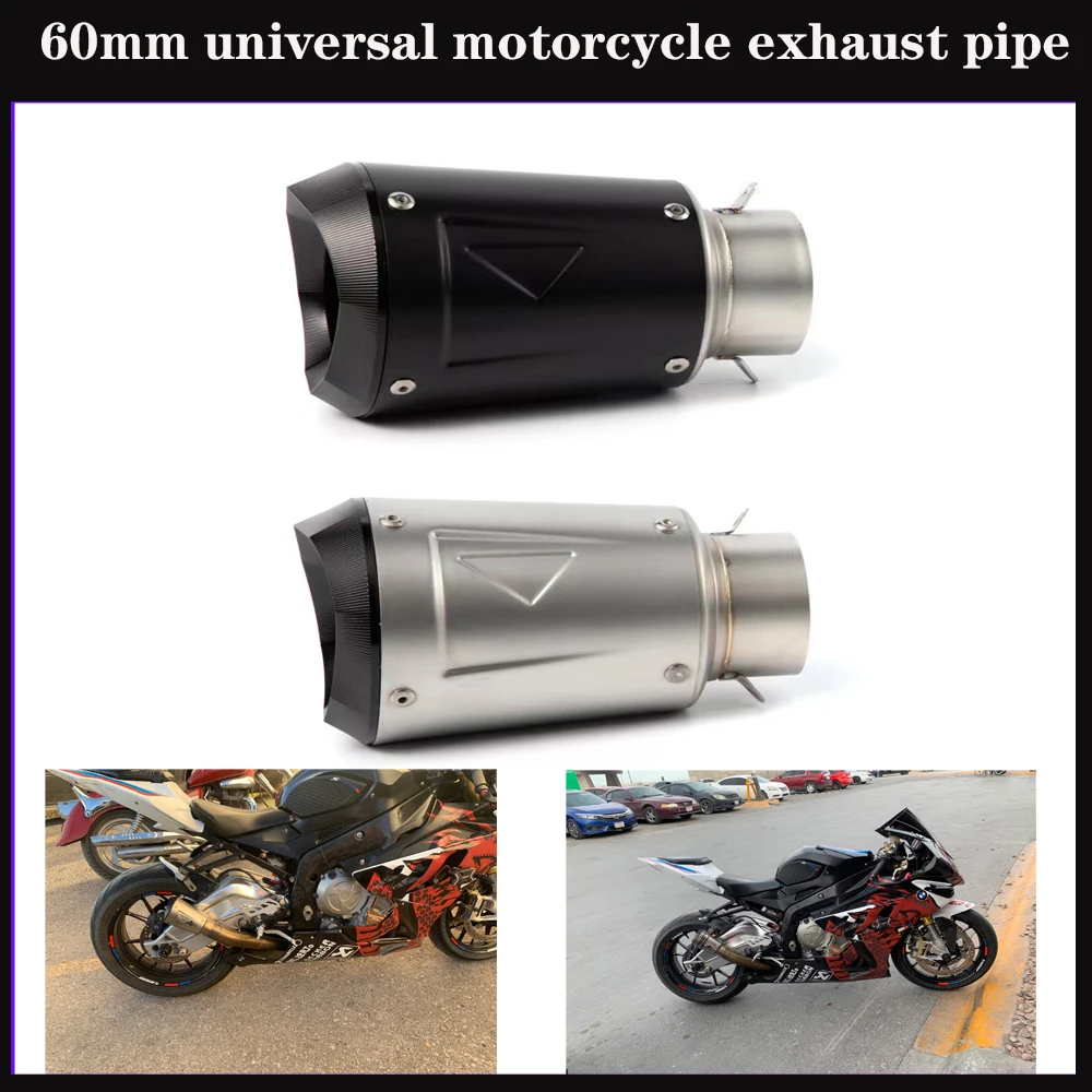 

Выхлопная труба для мотоцикла диаметром 60 мм подходит для моделей Yamaha R1, R6, CBR650/1000R, GSXR1000, S1000RR/M, а также с глушителем DB Killer.