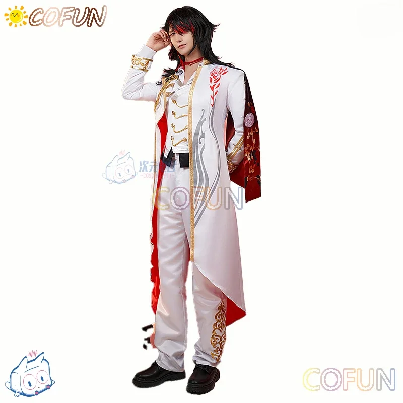 COFUN Vtuber Nijisanji Vox Akuma Canto Costume Cosplay Abiti di Halloween Gioco Anime Abbigliamento Mantello Uniforme Donna Uomo Abiti Parrucca