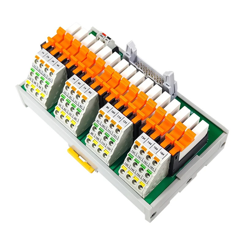 16-Channel  Ultra-Thin Relay Module with Epoxy Protection  Inte ace