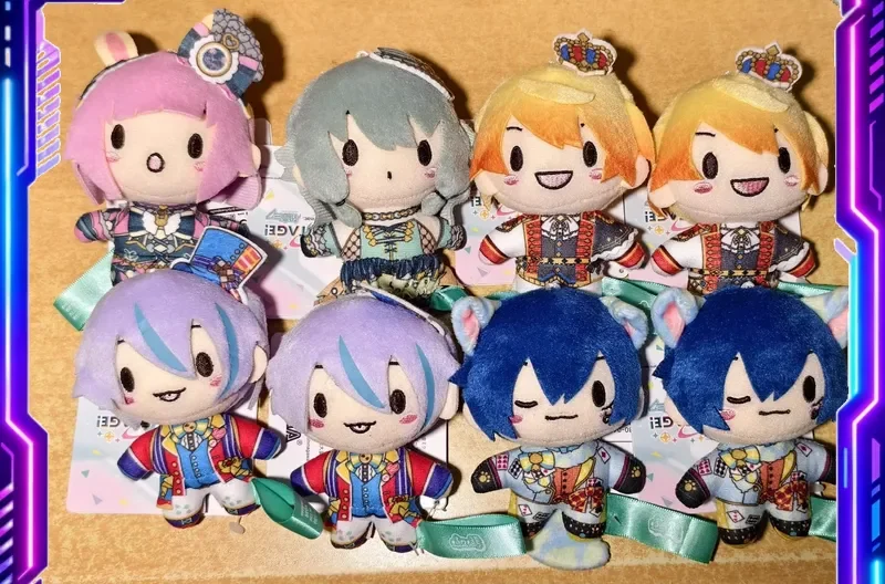 Original Hatsune Miku Project Sekai Colorful Stage Pjsk King Nesoberi Maid Plush Keychain Anime Bag Hanging For Anime Fans