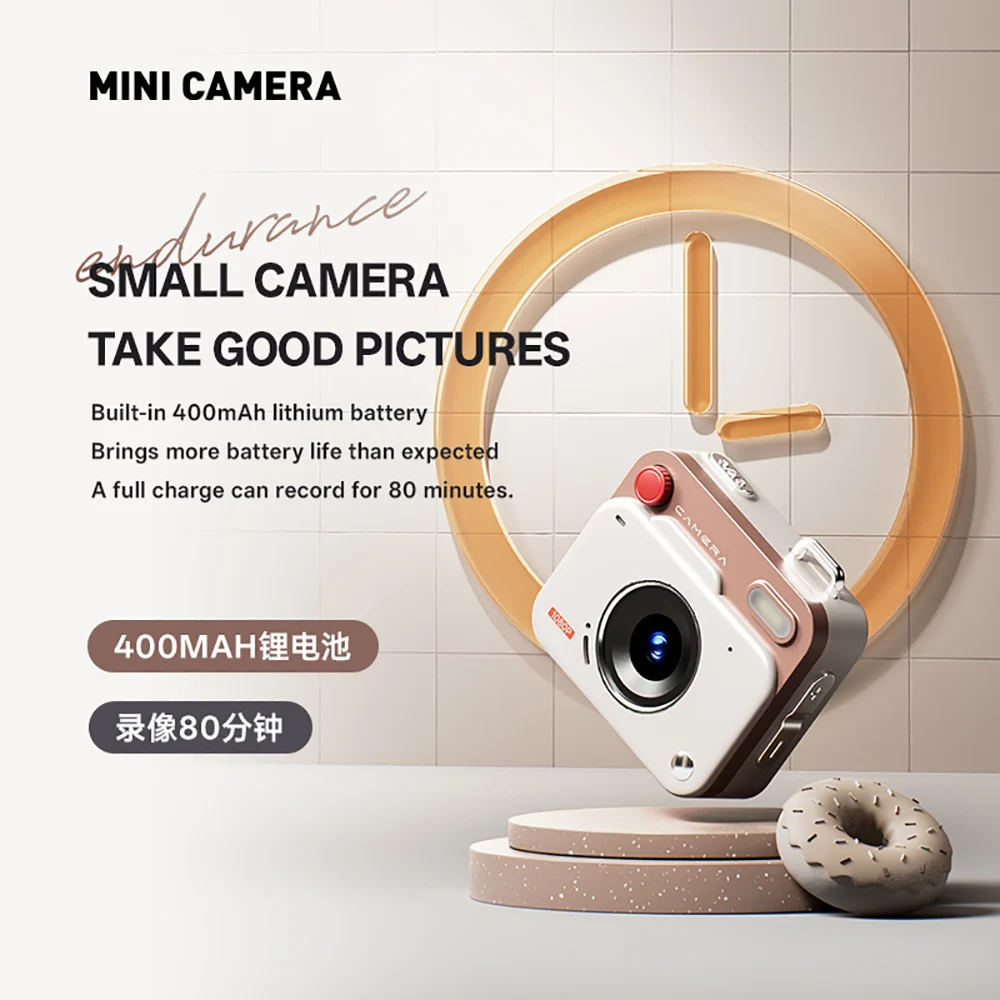 Y6000 CCD Mini Camera Student Children's Digital Camera 1080P HD Campus Portable Small Video Camera Mini Retro appearance Camera - Image 5