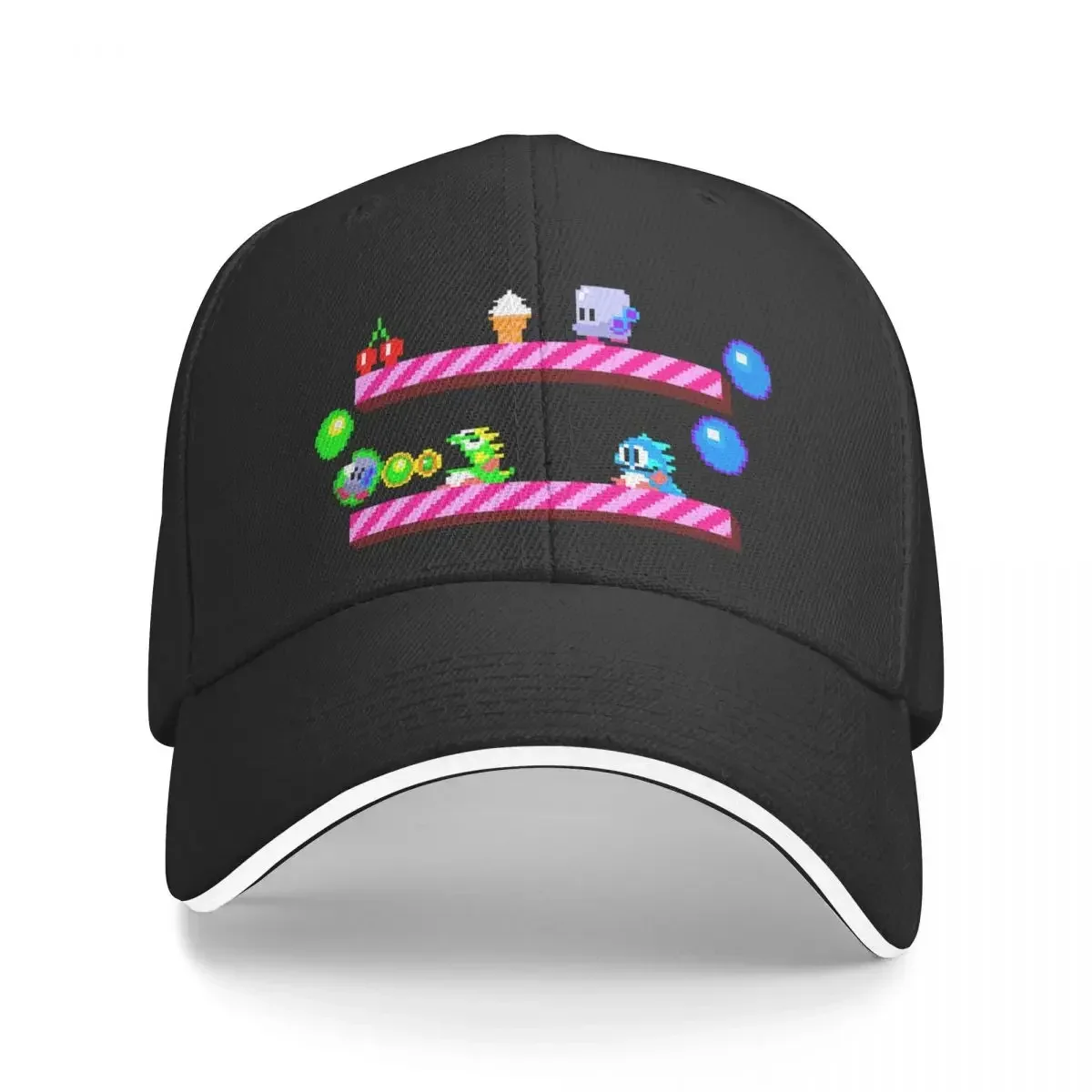 

RETRO ARCADE BUBBLE BOBBLE - BUBBLE BUBBLE Baseball Cap men's big size hat Sunscreen Hats For Women Men's