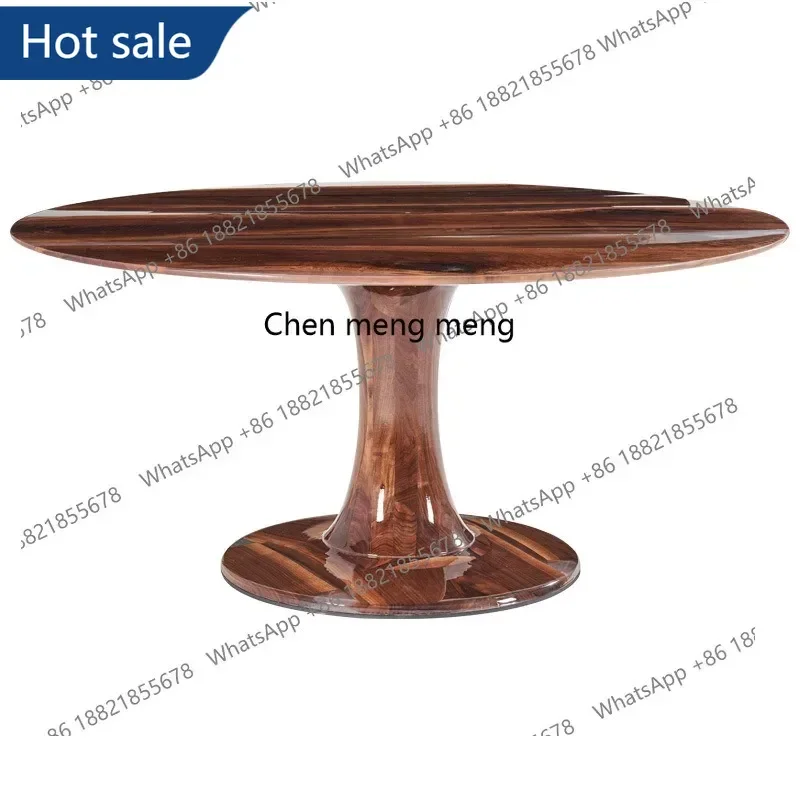 a51 Epoxy resin river coffee table small apartment living room light luxury solid wood coffee table simple black walnut