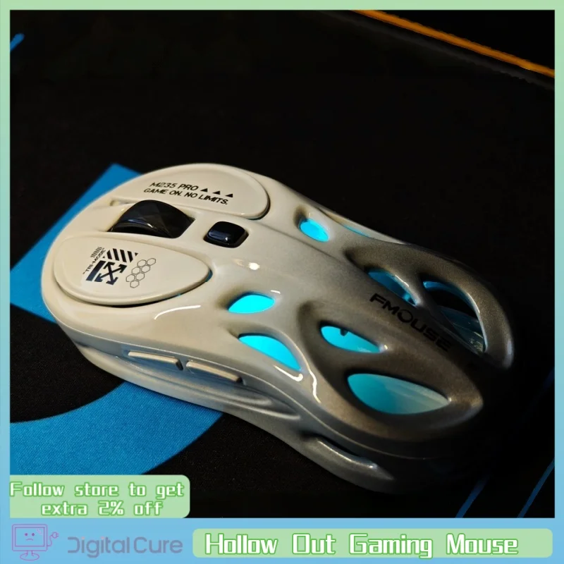 

Hollow Out Gaming Mouse Rgb Wireless Bluetooth Mouse Laptop Rog 6pro Fearless 4 Lightweight Gaming Office Specific Mouse