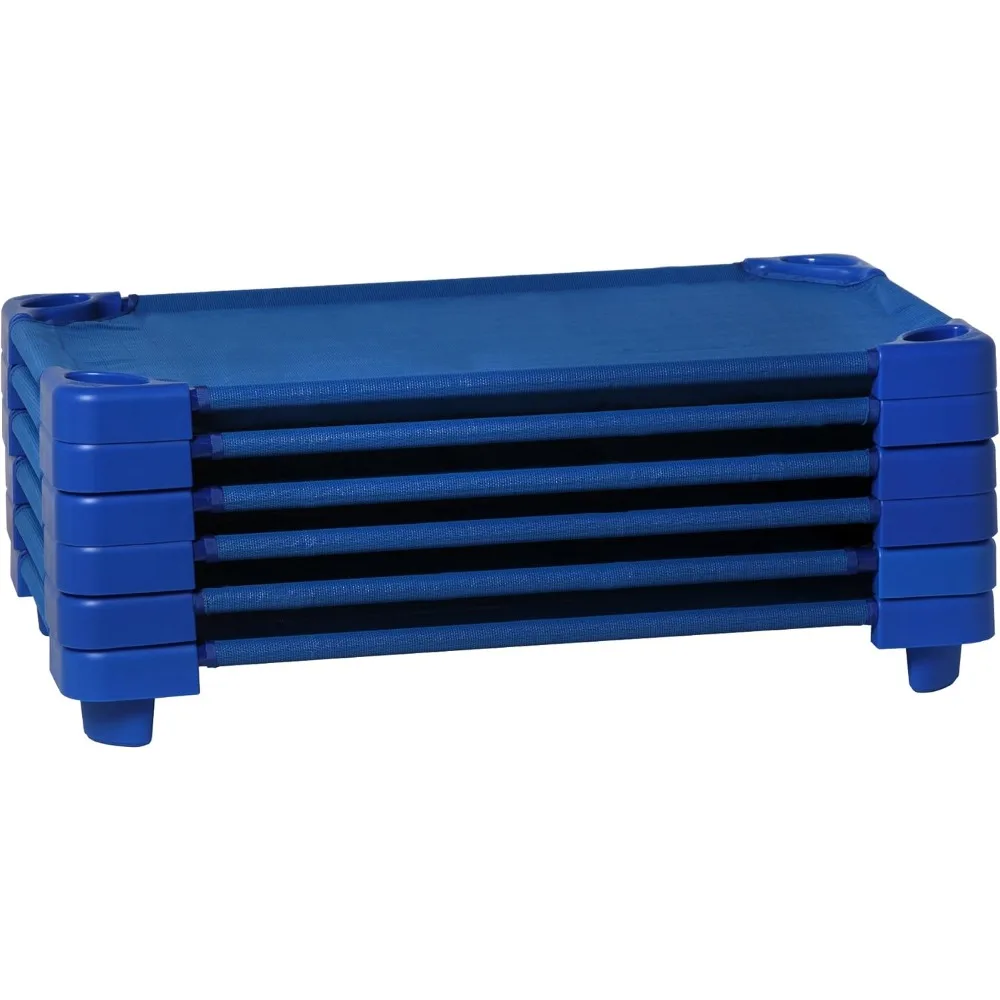 Durable Stackable Standard 52L Cots for Daycare, Preschool Classroom Sleep Cots for Children and Toddlers