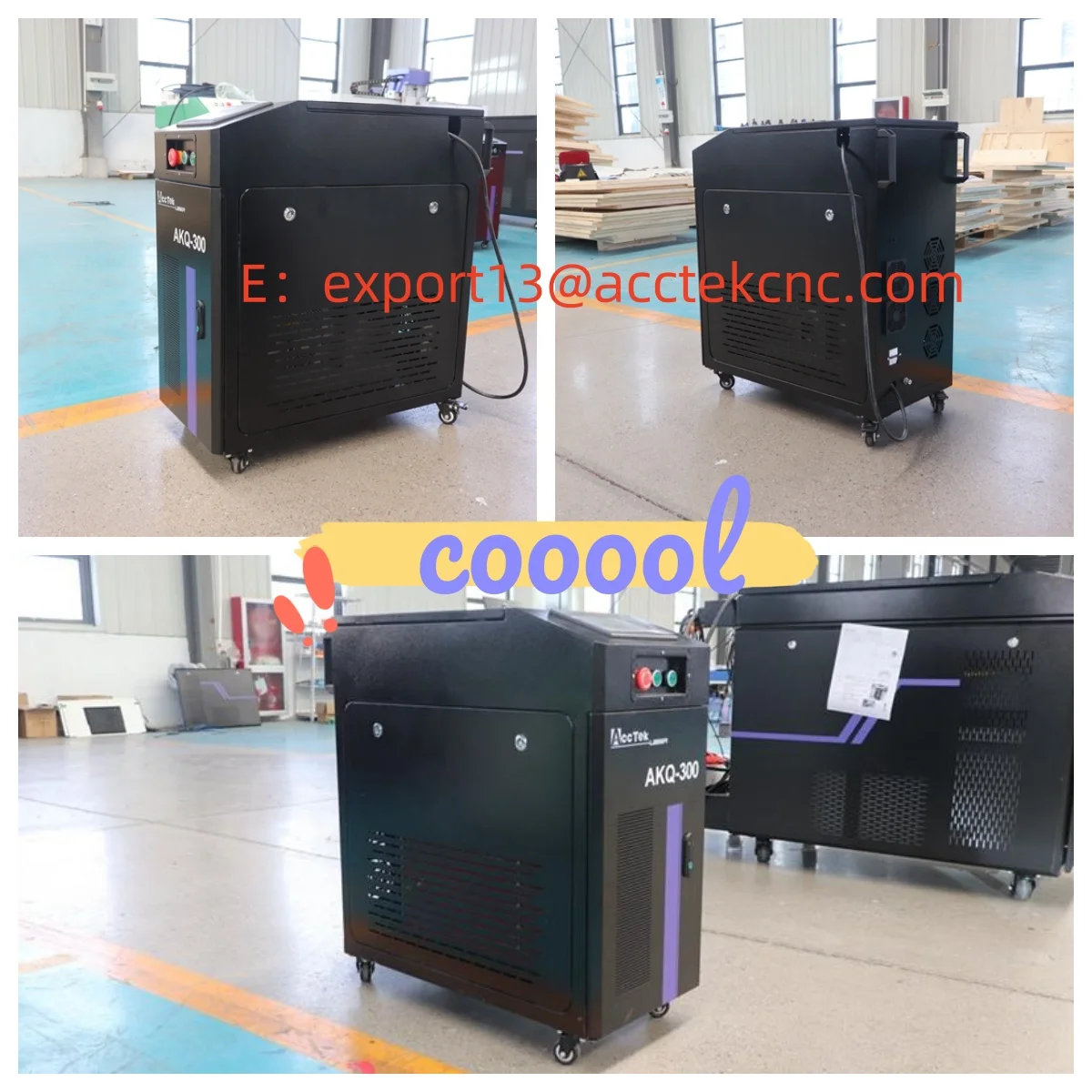 

ACCTEK JPT Pluse Лазерная чистящая машина для всех металлов, леса без повреждений поверхности 300 Вт Лазерный очиститель Удаление масла от ржавчины