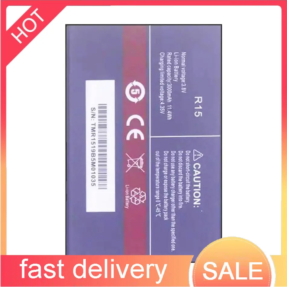 

3000Mah Long-Lasting Mobile Phone Battery Good Low-Temperature Performance For Cubot R15 Pro