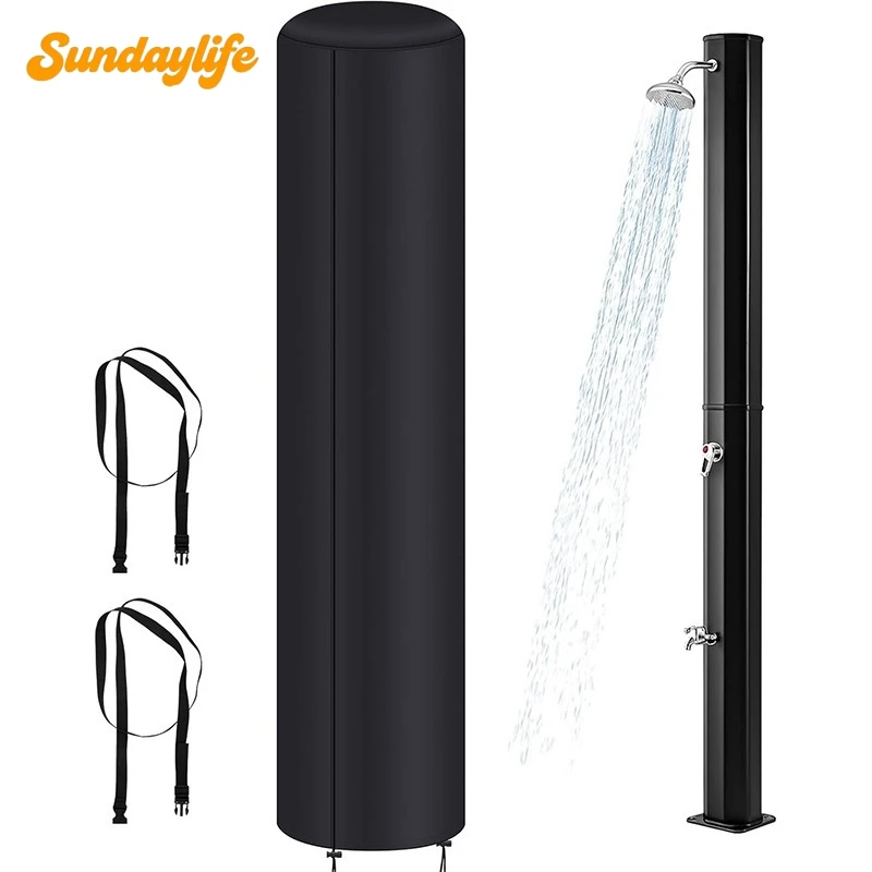 Outdoor Solar Shower Waterproof Cover for Dust Sun Protection UV Resistant Coverage Courtyards Beach Rain Spray Protective Cover