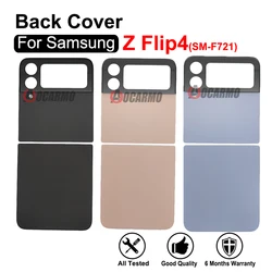 For Samsung Galaxy Z Flip 4 SM-F721 Z Flip4 Back Rear Panel Housing Top And Bottom Frame Cover Replacement Repair Parts