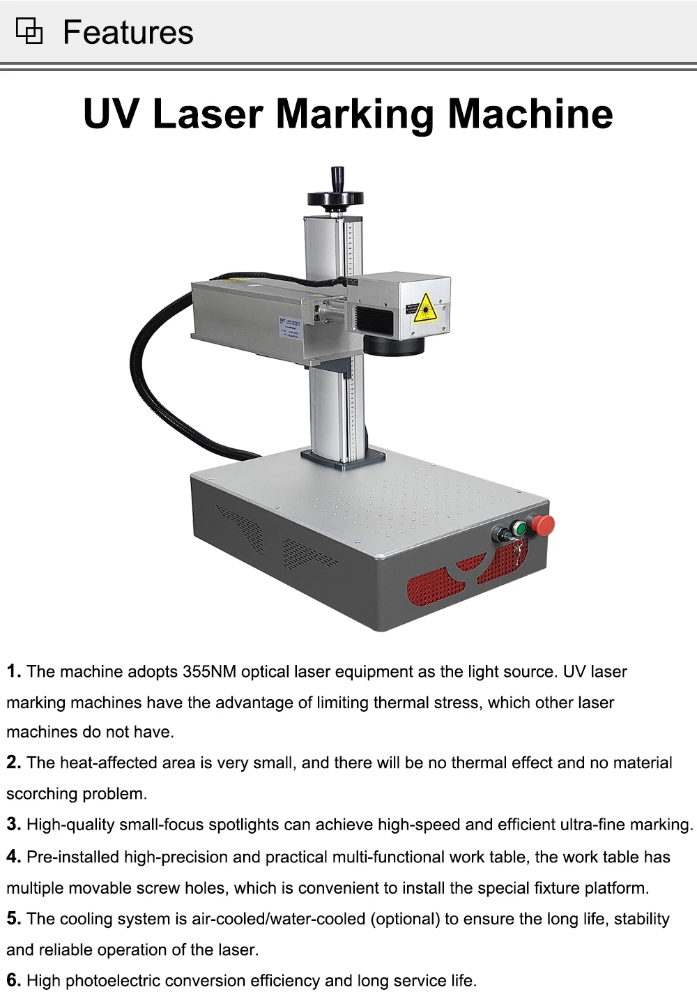 Mini Portable 3W 5W UV Laser Marking Machine is Suitable For Plastic,PVC,Glass,Jade,Leather,Bottle,Mobile Shell Engraving