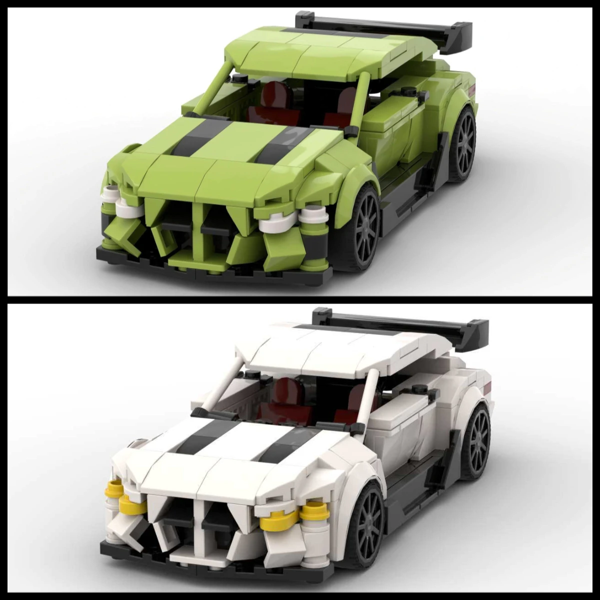 

MOC City Sports Car Building Blocks Set 210523 Speed Racing Assembly Toys Boy's Birthday Gift Adult Collection Model Ornament