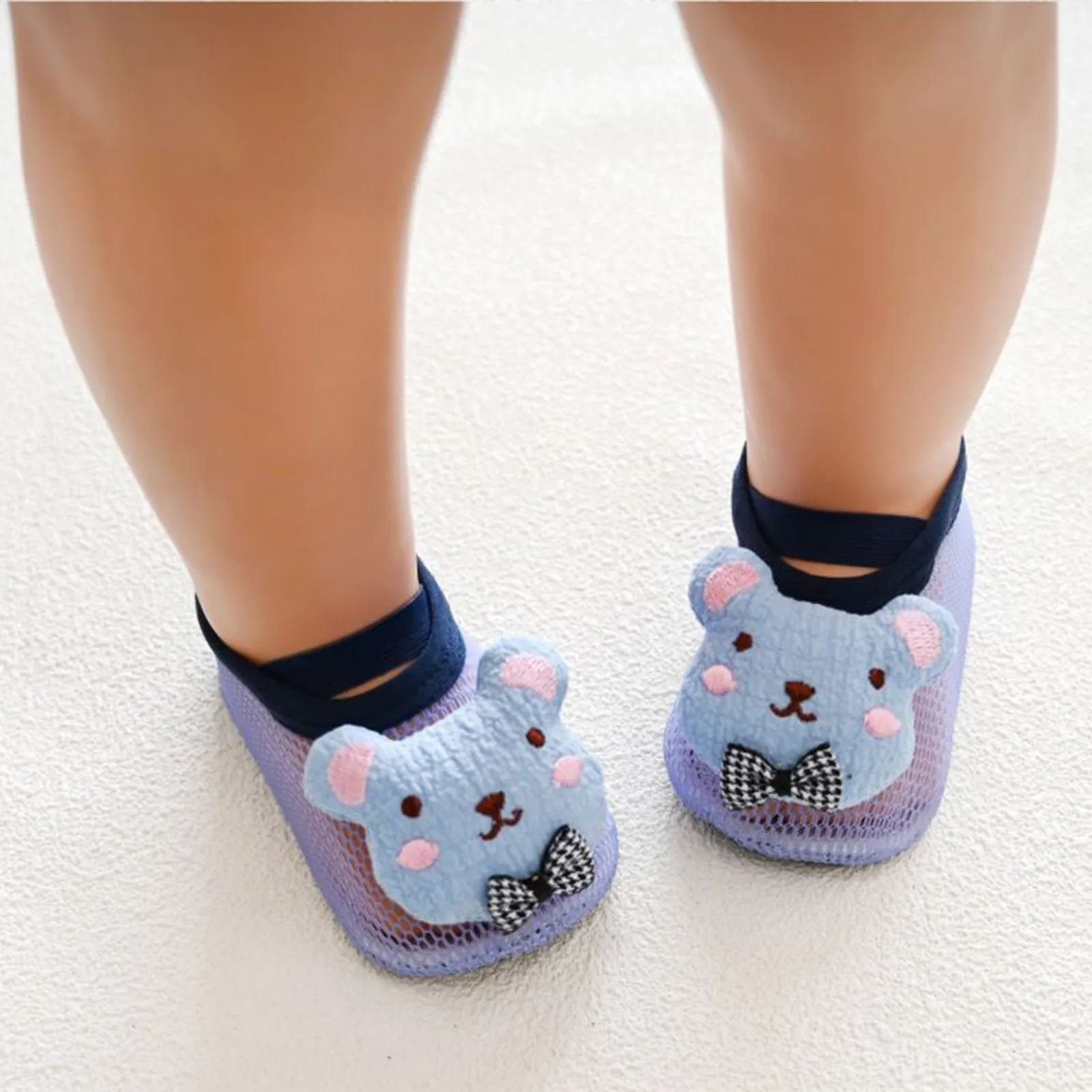 ทารกน่ารักการ์ตูนเด็กรองเท้าเด็กถุงเท้ารองเท้ายางนุ่ม Sole เด็กรองเท้าผ้าใบ Bebe Booties First Walker Zapatillas