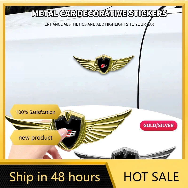 3D Metal Wings Badg…