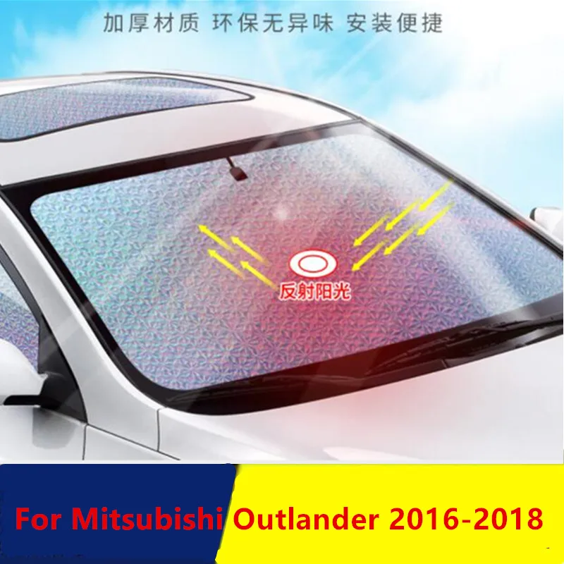 

Window sunshade glass auto parts side window sun visor sunshade sunshade For Mitsubishi Outlander 2016-2018