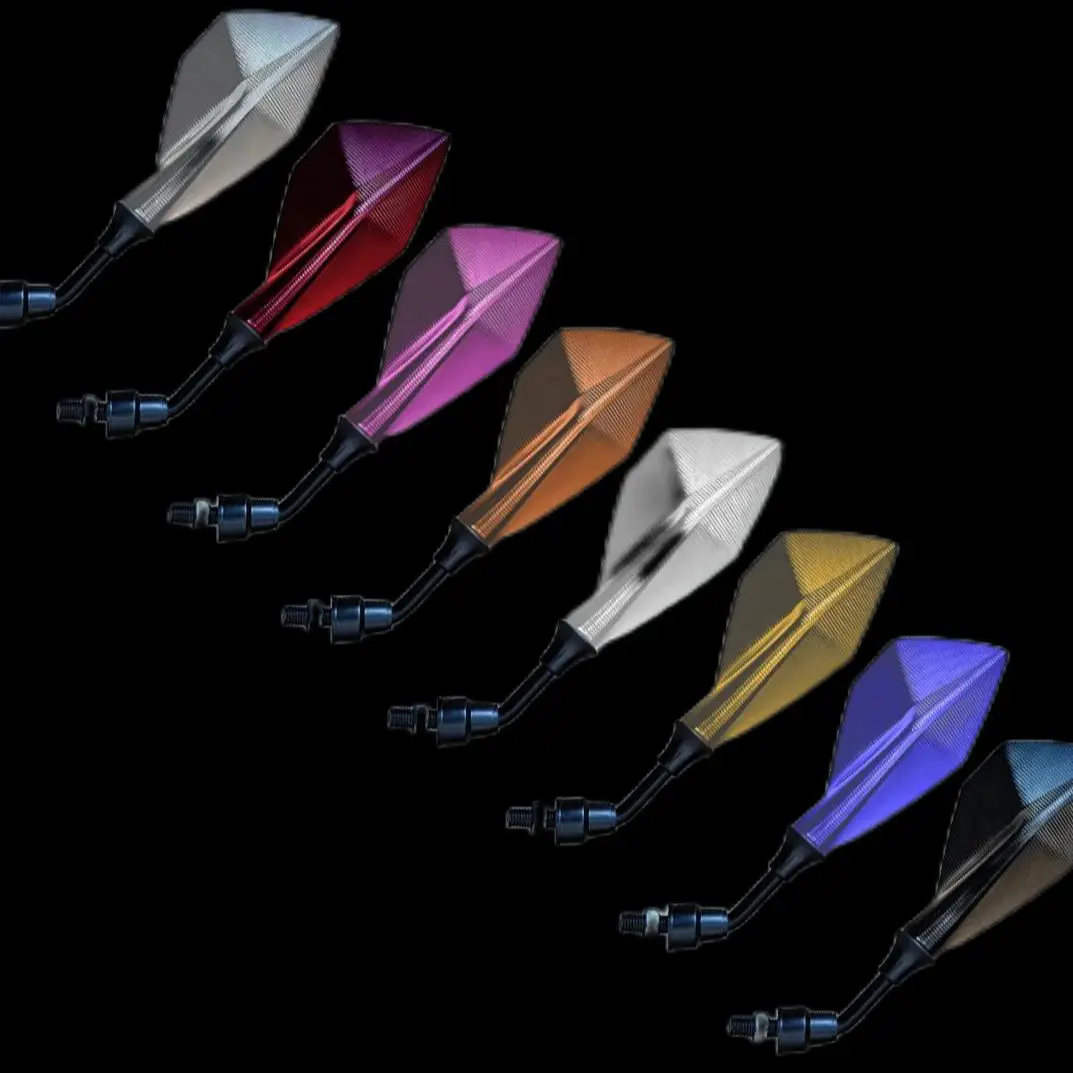 AliExpress NONE 10mm Universal Motorcycle Side Mirror Prismatic light popular colorful for Scooter Motocross