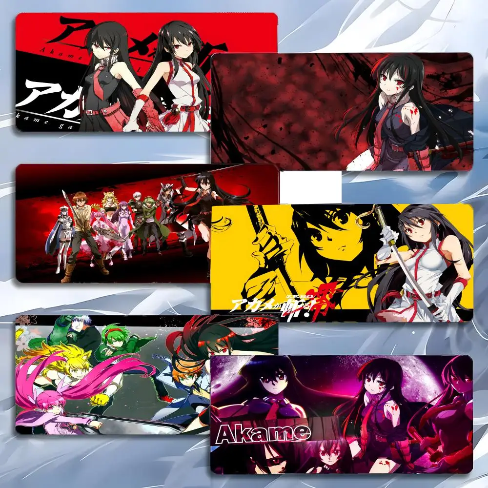 Brave Dark Anime A-Akame ga Kill Mouse Pad Mousepad Large Gaming LockEdge Thickened PC Table Desk Mat