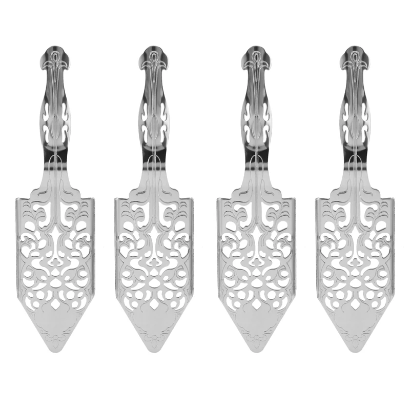 

4 Pieces Absinthe Spoons, Stainless Steel Absinthe Cocktails Spoon Making Kit Gothic Absinthe Fountain Spoon Dripper