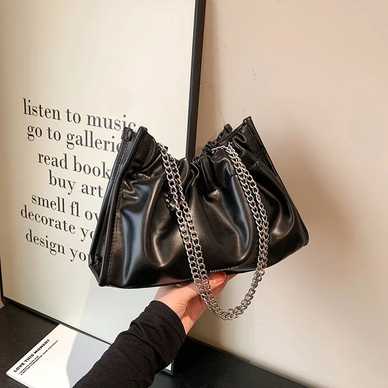 

Luxury 2025 Women's Vintage Shoulder Bag, Retro Inspired Pleated Purse, Multi-Functional Casual Shopper for Weekend & Travel​