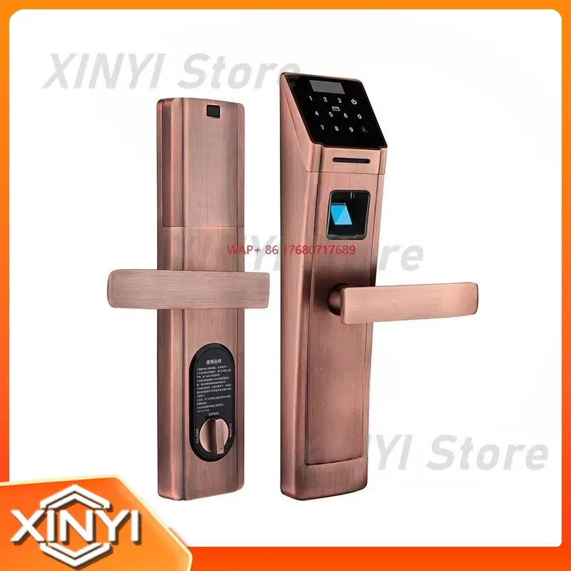 Aluminum Alloy Front Door Lock for Electronic Digi Keypad RFID Card and Code Pin Pad with Memory Card Data Storage