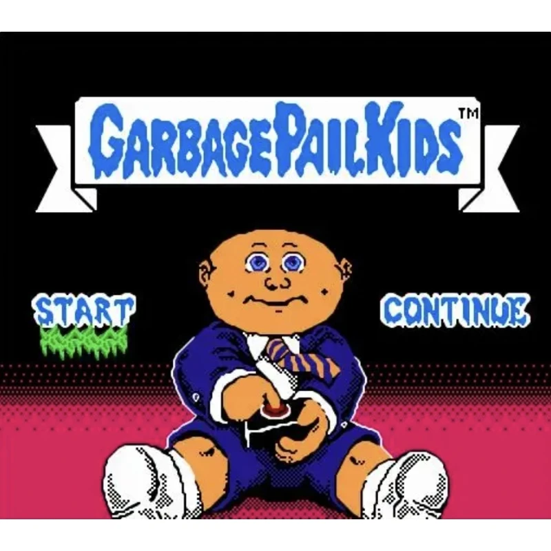 Garbage Pail Kids 8Bit Retro Game Cartridge for NES Console 72Pins Video Game Card