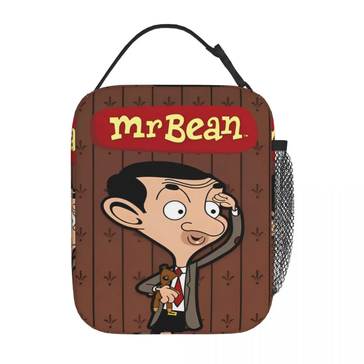 Fiambrera térmica de Mr. Bean, contenedor de almuerzo de dibujos animados, enfriador para la escuela, recién llegado