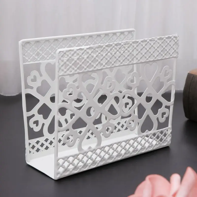 Metal Napkin Serviette Holder Dispenser Paper Tissue Rack Home Party Table Decor new arrival