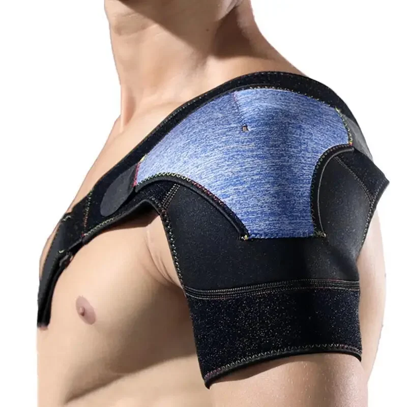 

Adjustable Left/Right Shoulder Support Belt Brace Protector Compression Shoulder Pad Strap for Torn Rotator Cuff Dislocation