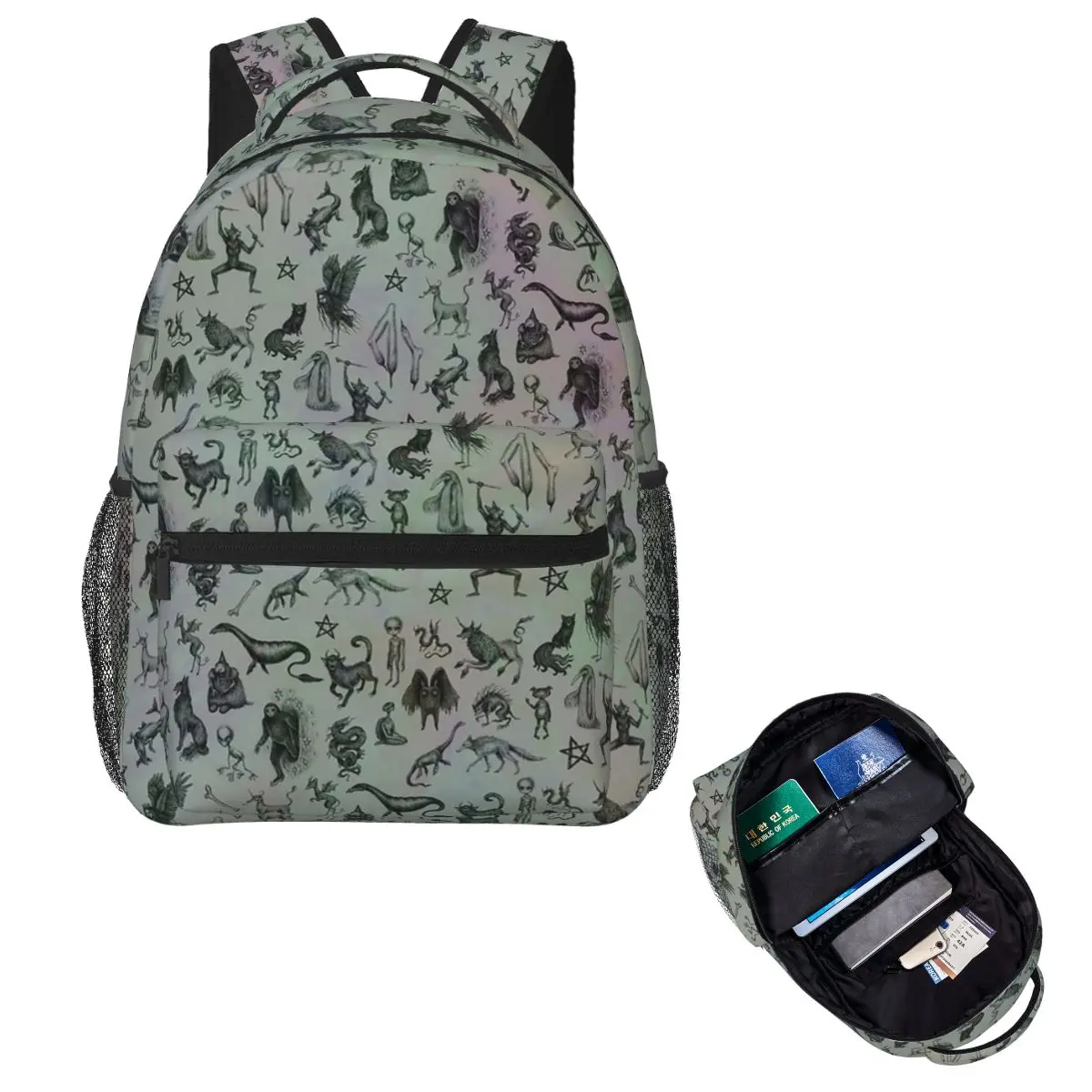 

Рюкзак Cryptid Crew, Лидер продаж, рюкзак большой емкости, детская сумка для книг, школьная сумка, сумки на плечо для мужчин и женщин