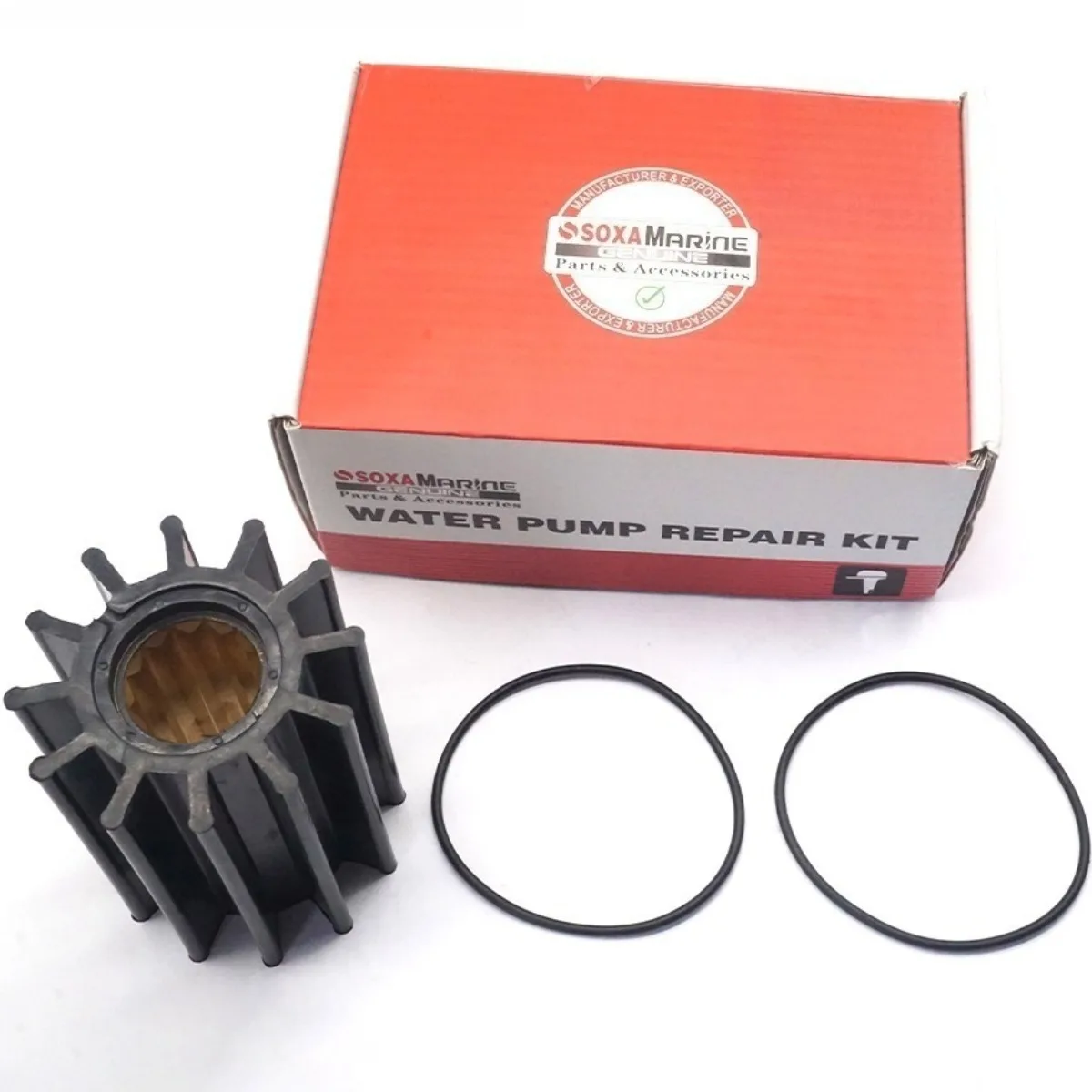 

Комплект крыльчатки морского водяного насоса подходит для серии Volvo Penta D6 с круглой крышкой 21419376.