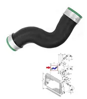 Tubo de manguera Turbo Intercooler para Vw Caddy Golf Mk5 Jetta Touran Octavia 1,9 Tdi piezas de repuesto automotrices profesionales
