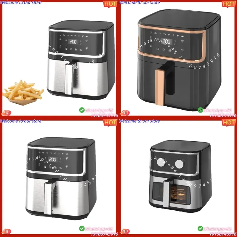 2026 Multifunctional Large-capacity Automatic No-turn Visual Intelligent air Fryer Household Electric Oven