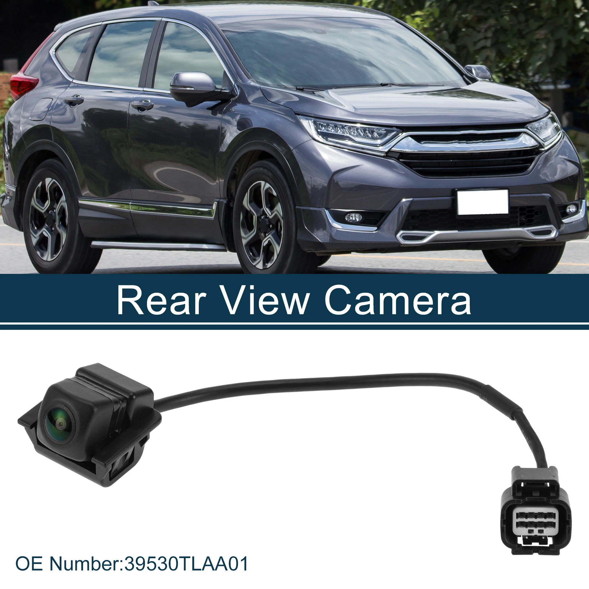 

UXCELL Rear View Camera for Honda CRV 2017-2020 120-180 Degree No.39530TLAA01 License Plate Park Assist Camera
