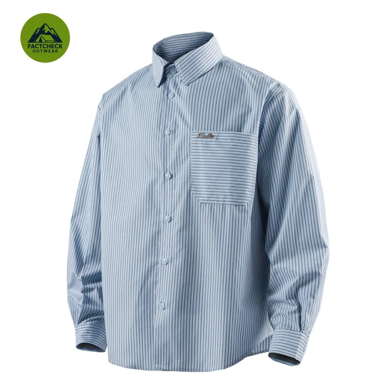 FACTCHECK Luxury Quality EU US Size Cityboy Striped Long-Sleeve Shirt Unisex Loose-Fitting Travel Holiday Work Casual Shirt