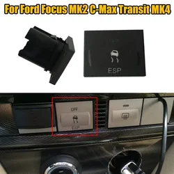1pcs Black Car ESP Switch Electronic Stability Program Button 3M5T2C418BE For Ford Focus MK2 C-Max Transit MK4