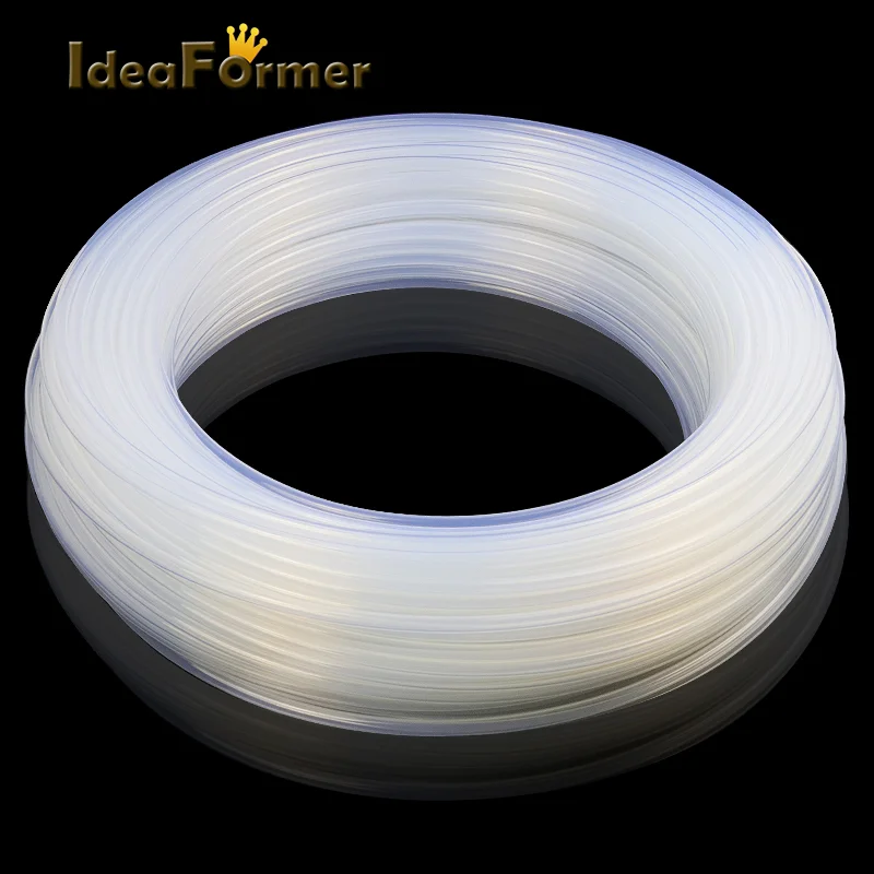 IdeaFormer 3D Printer 2*4mm Clear PFA PTFE Tube PiPe J-head Hotend RepRap Rostock Bowden Extruder for E3d V5/V6 1.75MM Filament