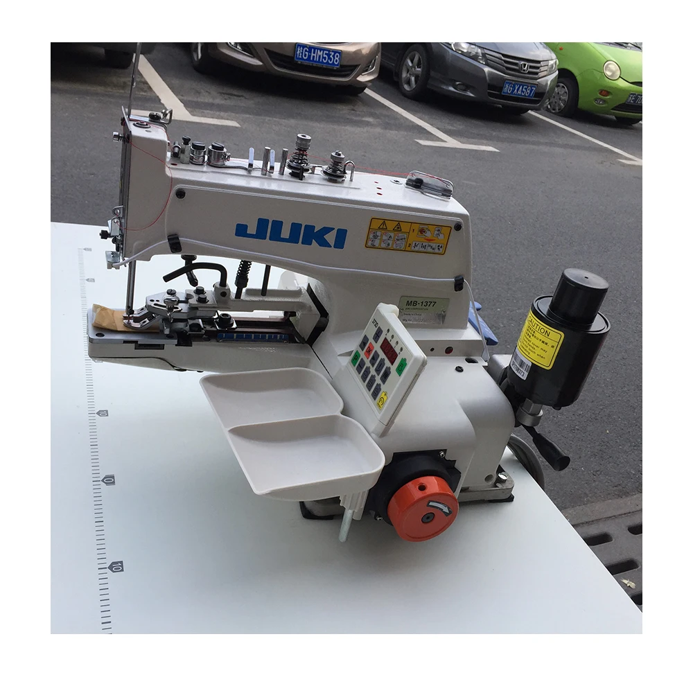 

Jukis1377 Used High-quality Programmable Button Stitch Computer Big Sewing Area Intelligence Templates Industrial Sewing Machine