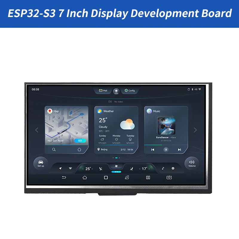 

ESP32-S3 7 Inch LCD Display Development Board 800×480 Xtensa LX7 Dual-core Processor 8M Flash WiFi BT5 For GUI LVGL HMI ESP32