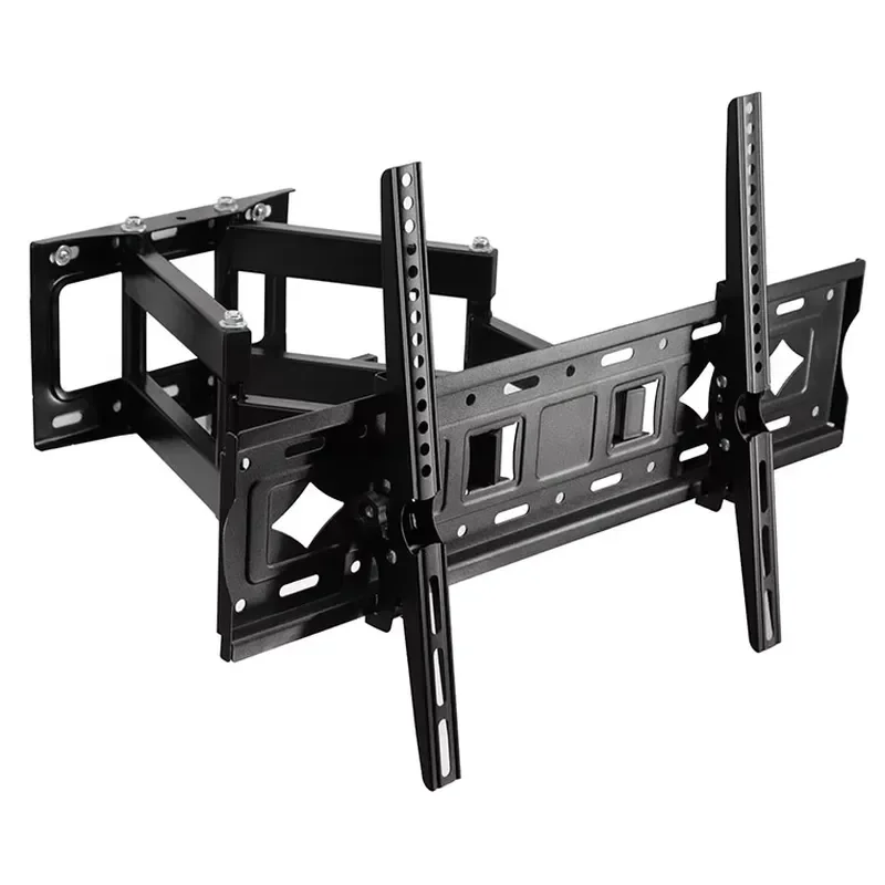 Heavy Duty Articulating Full Motion TV Wall Mount Bracket for 32 to 85 Inch LED LCD Flat Curved Screen with Dual Swivel Arm