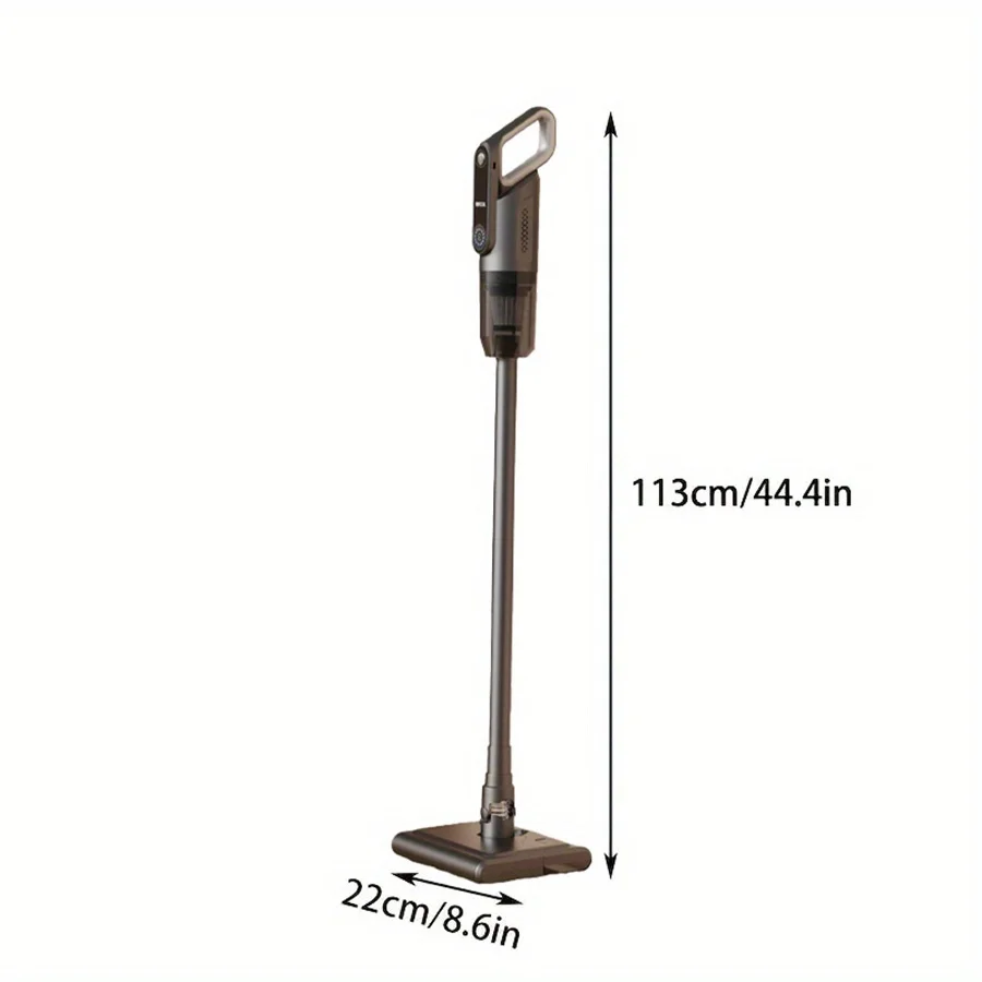 

3-In-1 Household Brushless Motor Vacuum Cleaner, Double The Life, Ergonomically Designed, One-Button Start, LED Digital Display, Powerful Performance, Suitable for Both Home And Commercial Areas
