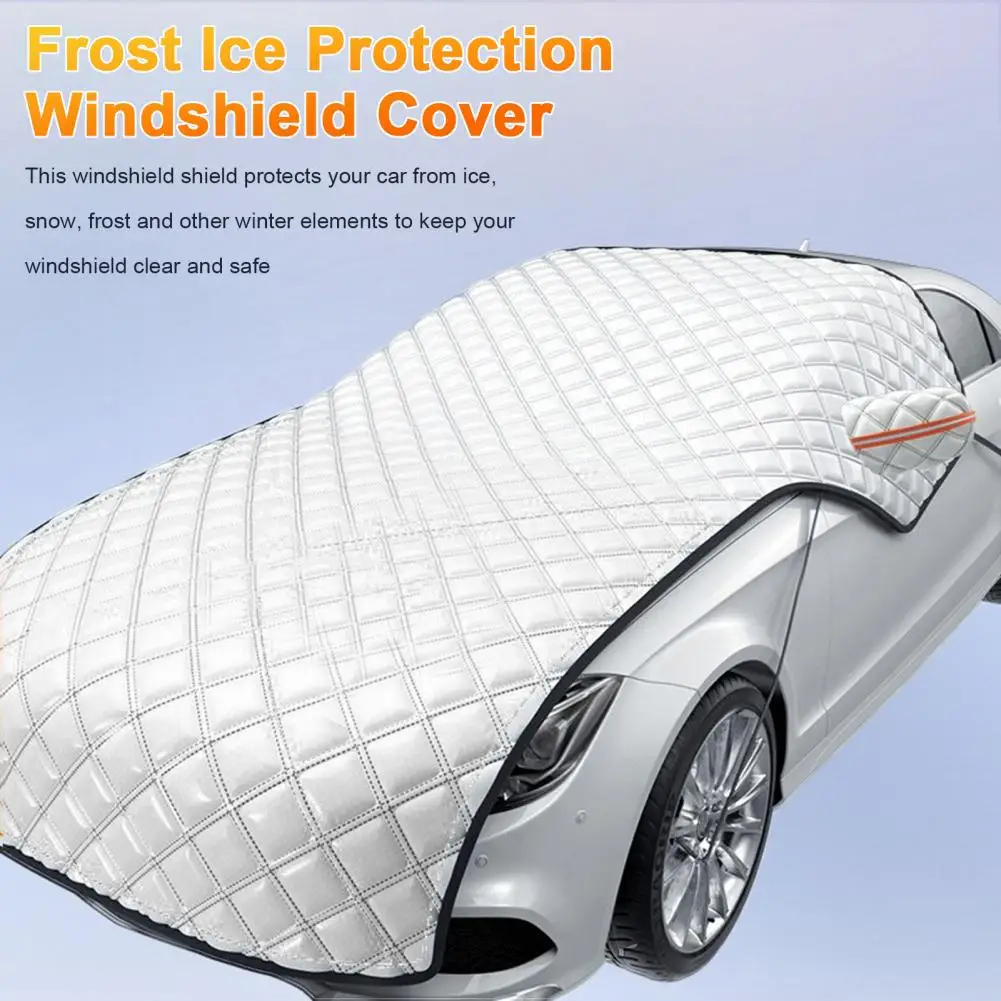 

Automobile Ice Shield Snow Cover Foldable Design Wear Resistant Anti-Freezing Snow Shield Winter Car Windshield Snow Cover