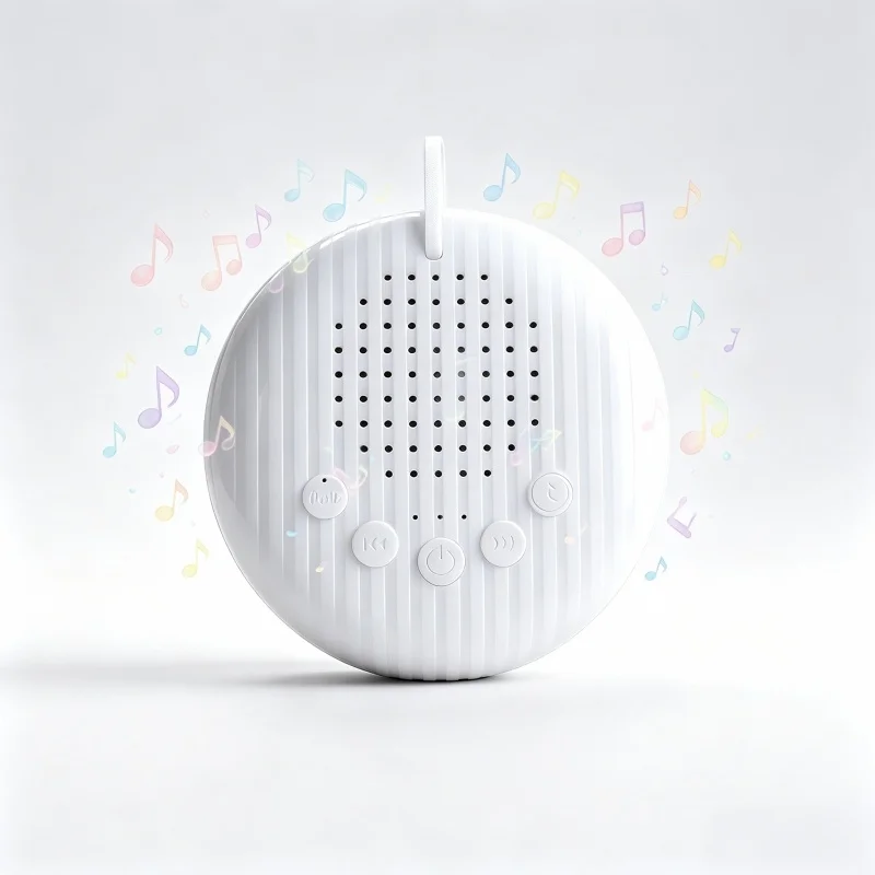 Q3-Pro ABS White Noise Machine 29 Soothing Sounds Night Light for Better Sleep Travel-Friendly Design