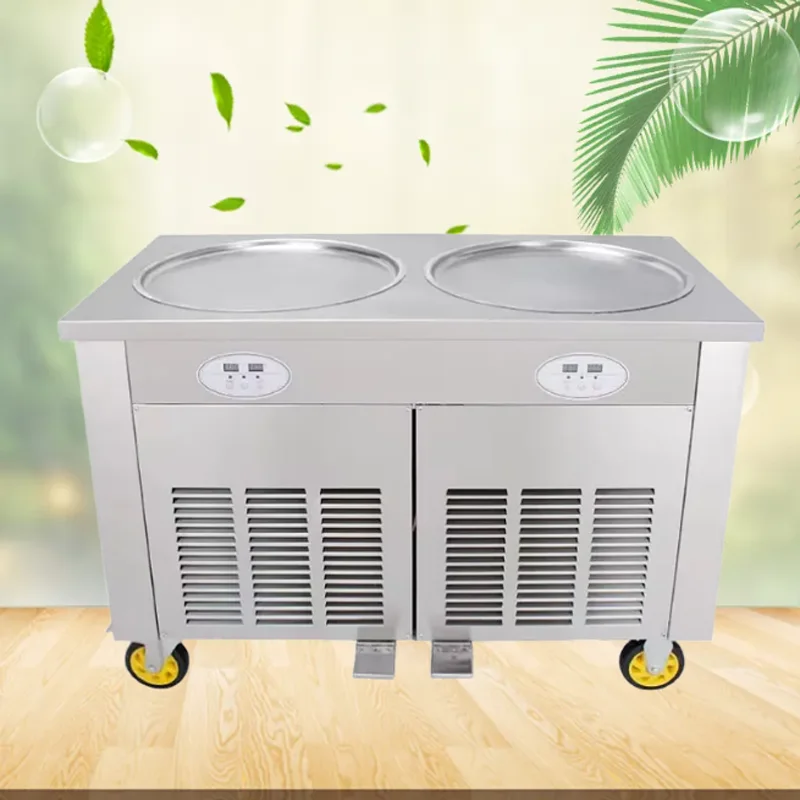 

Высококачественная и прочная машина для производства замороженных рулетов йогурта, многофункциональная машина для формования рулетов с двумя горшками