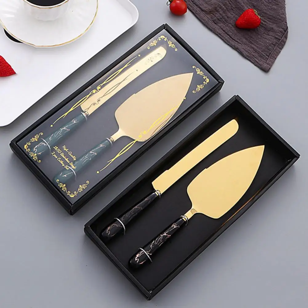 Ceramic Handle Knife Butter Knife And Spatula Set with Ceramic Handle Stainless Steel Baking Turner for Butter Pizza Pastry